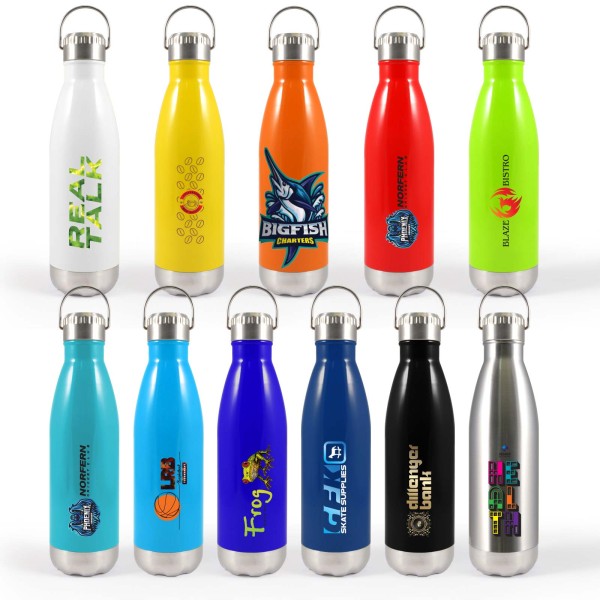Soda Bottle with Hanger Lid Promotional Products, Corporate Gifts and Branded Apparel