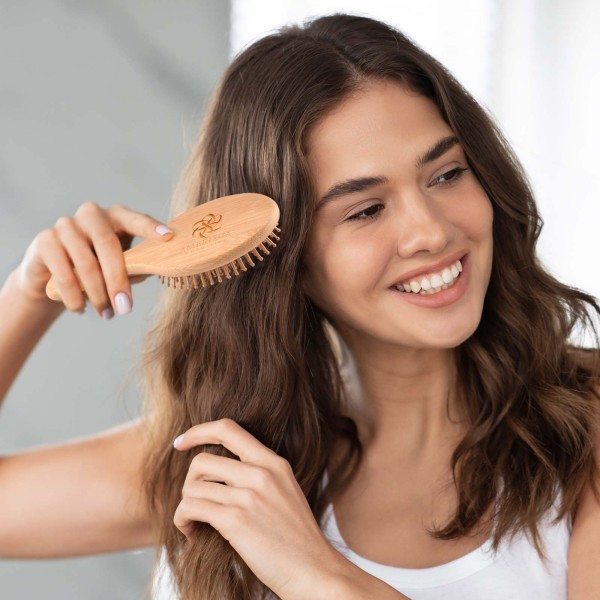 Spa Bamboo Hair Brush Promotional Products, Corporate Gifts and Branded Apparel