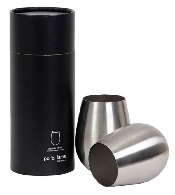 Stemless Stainless Steel Wine Glass Set Promotional Products, Corporate Gifts and Branded Apparel