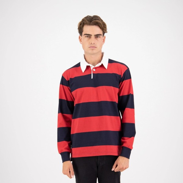 Striped Rugby Jersey Promotional Products, Corporate Gifts and Branded Apparel