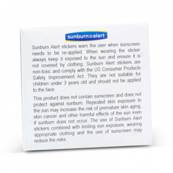 Sunburn Alert Stickers Promotional Products, Corporate Gifts and Branded Apparel