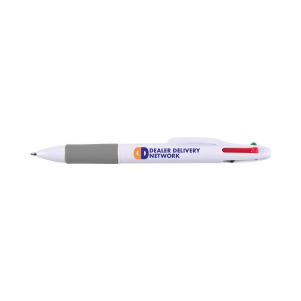 Supra 4 Colour White Pen Promotional Products, Corporate Gifts and Branded Apparel