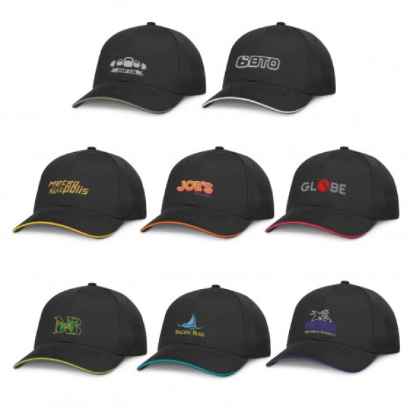 Swift Cap - Black Promotional Products, Corporate Gifts and Branded Apparel
