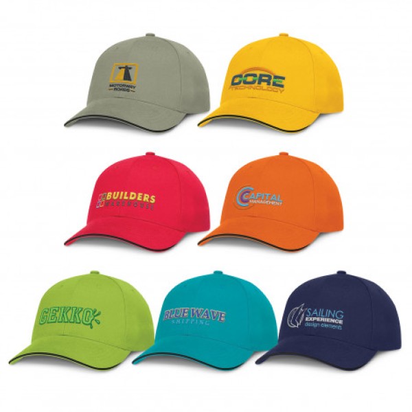 Swift Cap - Black Trim Promotional Products, Corporate Gifts and Branded Apparel