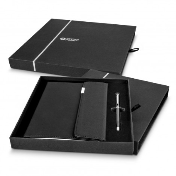 Swiss Peak A5 Notebook and Pen Set Promotional Products, Corporate Gifts and Branded Apparel