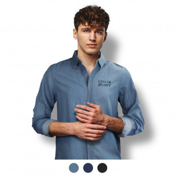 TRENDSWEAR Chester Men's Denim Shirt Promotional Products, Corporate Gifts and Branded Apparel