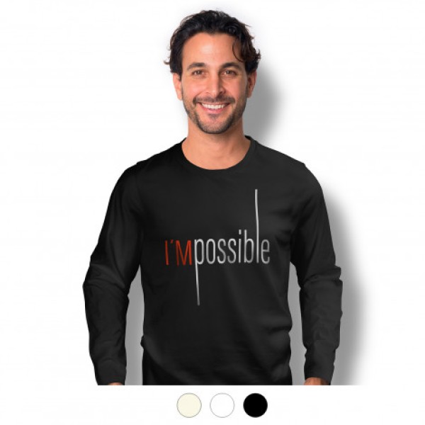 TRENDSWEAR Harlow Men's Long Sleeve Crew Promotional Products, Corporate Gifts and Branded Apparel