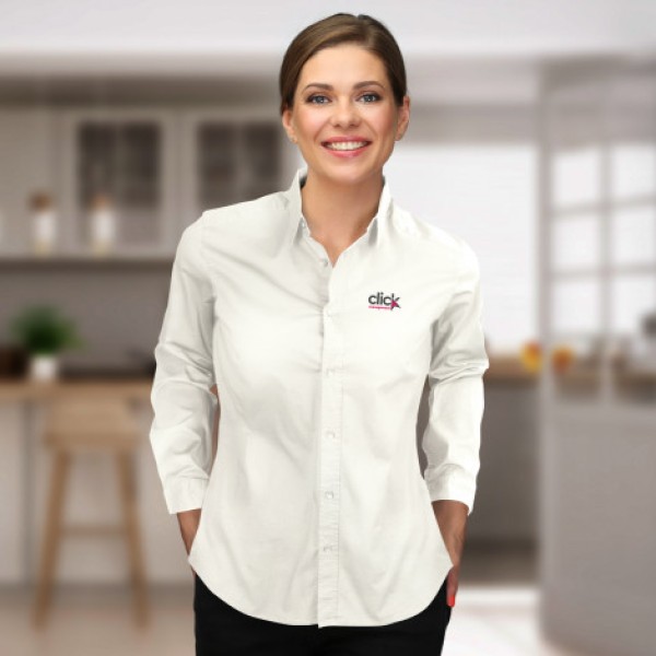 TRENDSWEAR Parker Women's Poplin Shirt Promotional Products, Corporate Gifts and Branded Apparel