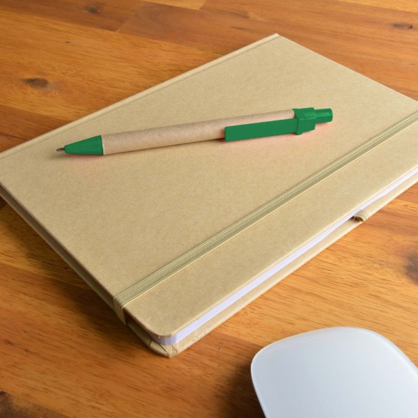 Venture A5 Natural Notebook / Matador Pen Promotional Products, Corporate Gifts and Branded Apparel