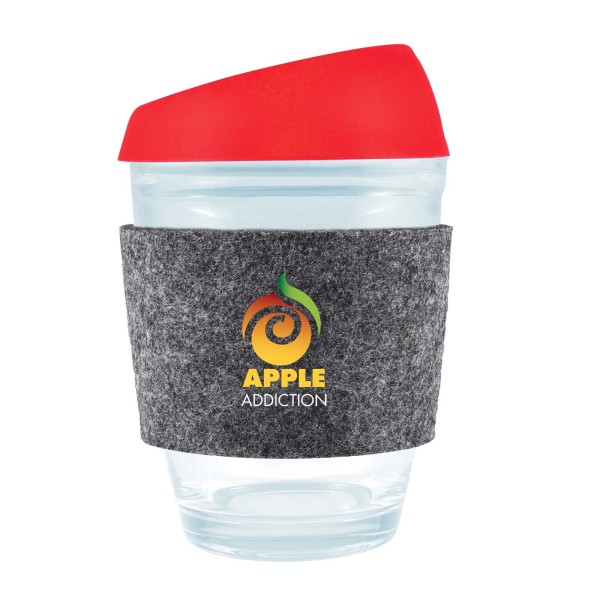 Vienna Coffee Cup / Silicone Lid / RPET Band Promotional Products, Corporate Gifts and Branded Apparel