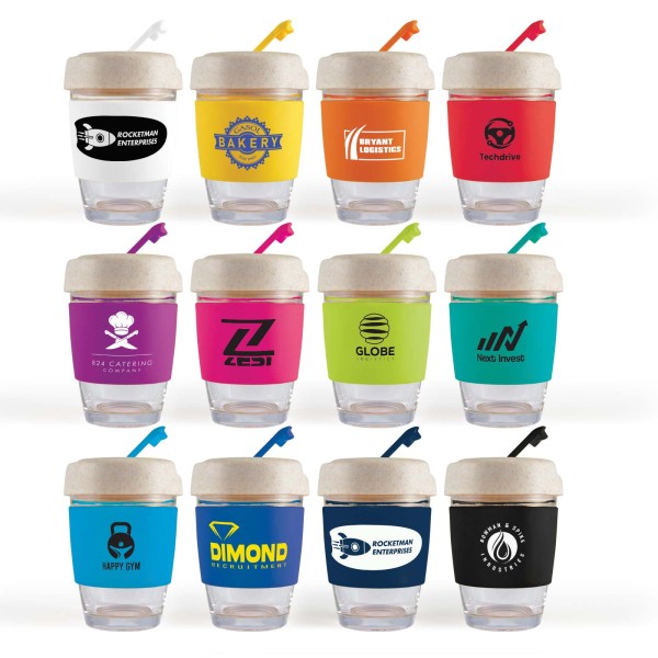 Vienna Eco Coffee Cup / Silicone Band Promotional Products, Corporate Gifts and Branded Apparel