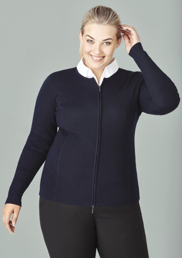 Womens 2-Way Zip Cardigan Promotional Products, Corporate Gifts and Branded Apparel
