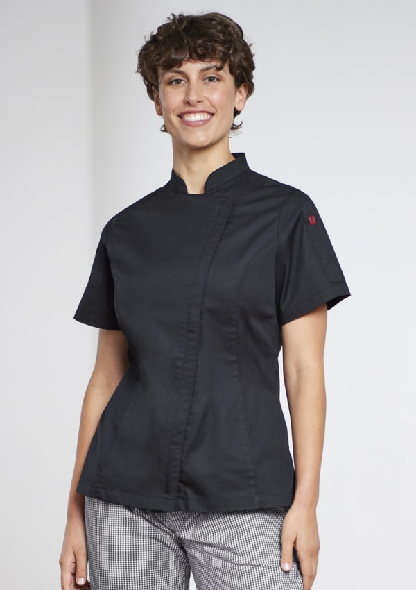 Womens Alfresco Short Sleeve Chef Jacket Promotional Products, Corporate Gifts and Branded Apparel