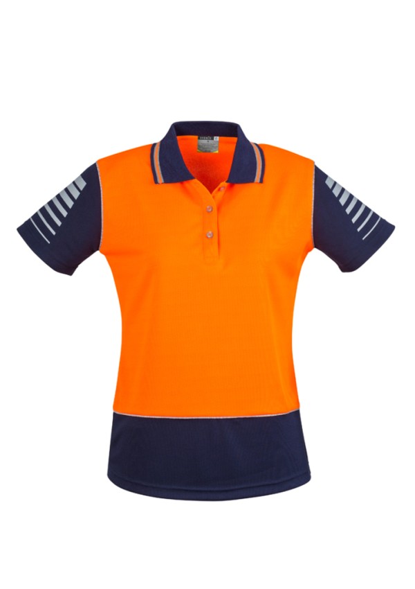 Womens Hi Vis Zone Short Sleeve Polo Promotional Products, Corporate Gifts and Branded Apparel