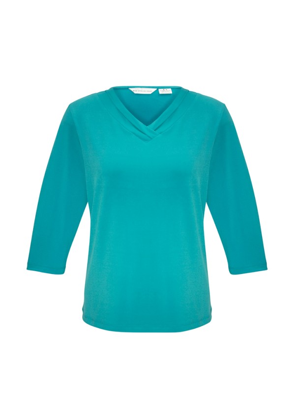 Womens Lana 3/4 Sleeve Top Promotional Products, Corporate Gifts and Branded Apparel