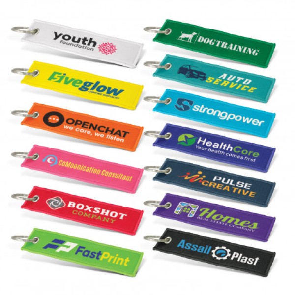 Woven Key  Ring Promotional Products, Corporate Gifts and Branded Apparel